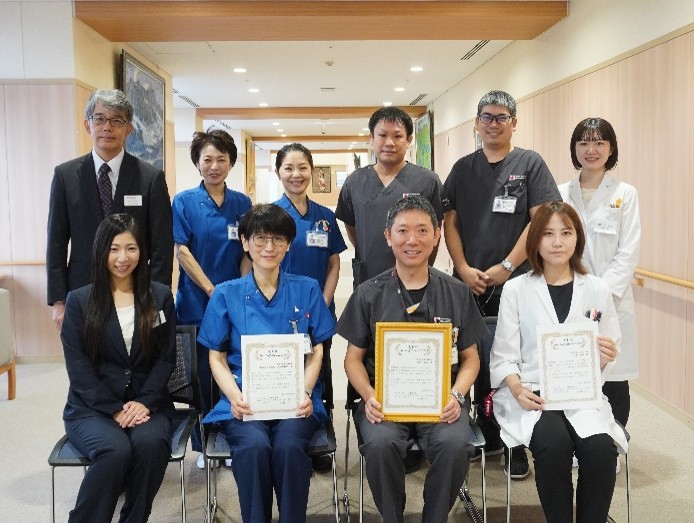 日本で最初の小児潰瘍性大腸炎患者さんの登録の早さに対する感謝状